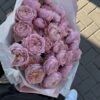 Букет из 11 кустовых пионовидных роз сорт Джульетта