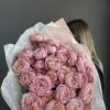 Букет из 11 кустовых пионовидных роз сорт Джульетта