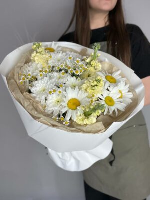 Букет с ромашками (Летний)