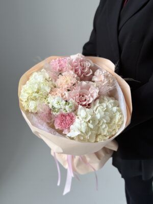 Букет пастельно розовый Букет пастельно розовый