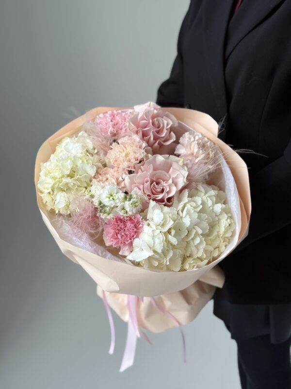 Букет пастельно розовый Букет пастельно розовый