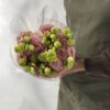 Упаковка (9 шт) Розовой Эустомы
