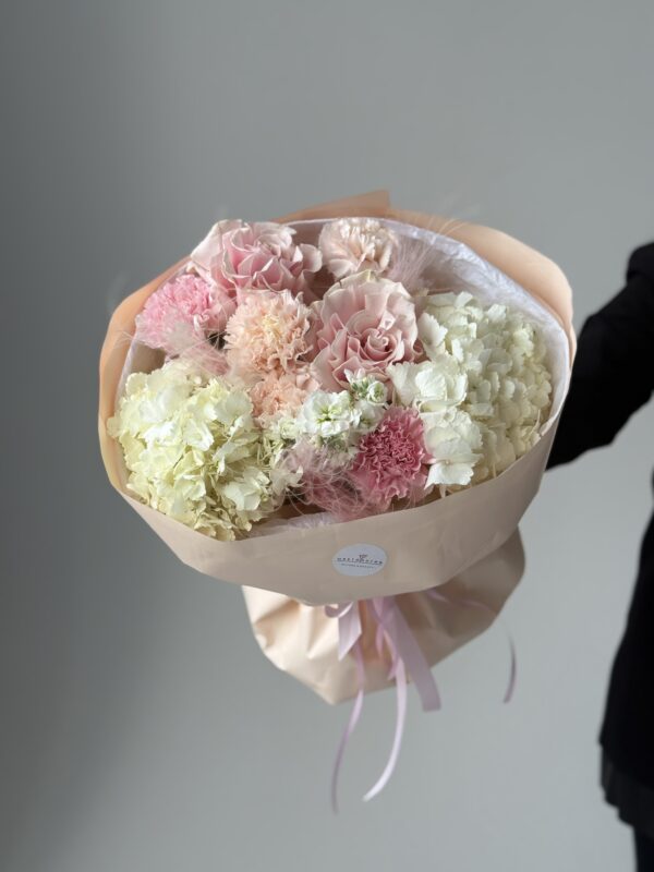 Букет пастельно розовый Букет пастельно розовый