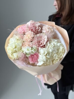 Букет пастельно розовый Букет пастельно розовый