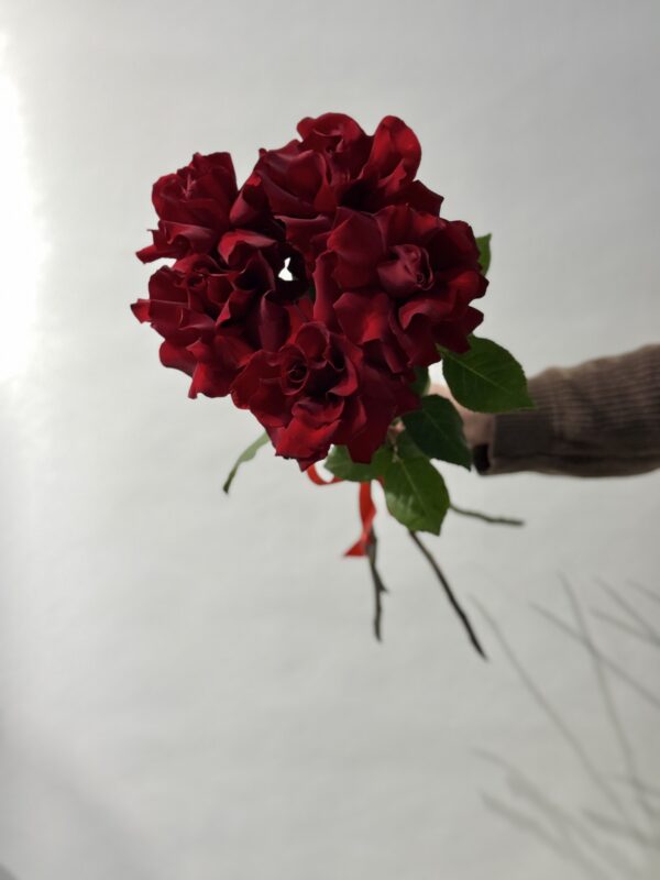 3 розы под ленту