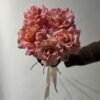 5 Французских розовых роз в атласной ленте 5 Французских розовых роз в атласной ленте